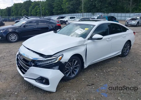 2021 Honda Accord Ex-L z USA, uszkodzony, nr VIN 1HGCV1F57MA117955